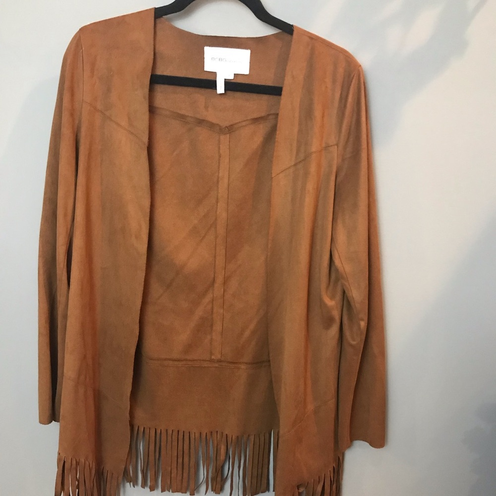bcbg || tassel vest